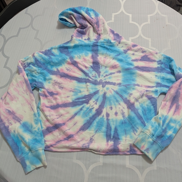 FRIENDS Tie-Dye Hoodie - Blue, Pink, Purple - Picture 2 of 3